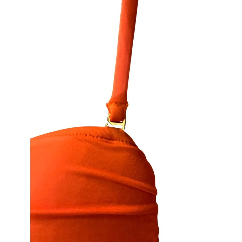 La Blanca Tankini Top Swimsuit Womens 12 Used Orange - Picture 4 of 13